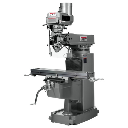 Milling Machines | JET JT9-690234 JTM-1050VS2 Variable Speed Milling Machine with 3-Axis Newall DP700 DRO with XYZ-Axis Powerfeeds and Power Draw Bar image number 0