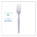 Percentage Off | Boardwalk BWKFORKHW Heavyweight Polystyrene Plastic Fork Cutlery - White (1000/Carton) image number 5