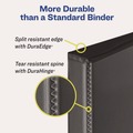July Member-Exclusive Offer Save 10% off on One Item | Avery 05233 3 Slant Rings 0.5 in. Capacity 11 in. x 8.5 in. Heavy-Duty Non Stick View Binder with DuraHinge - Black image number 3