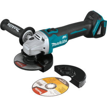 GRINDERS | Makita 18V LXT Lithium-Ion Brushless Cordless 4-1/2 in. / 5 in. Cut-Off/Angle Grinder with Electric Brake (Tool Only) - XAG09Z