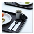  | Boardwalk BWKHOTBL8 Plastic Hot Cup Lids for 8 oz. Hot Cups - Black (1000/Carton) image number 10