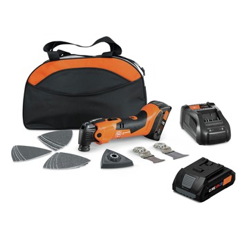 MULTI TOOLS | Fein 18V MULTIMASTER AMM 500 AS Cordless Oscillating Multi-Tool Kit with 2 Ah Battery and CORE 18V 4 Ah AS Battery Pack Bundle - 7129386509092604341030BNDL