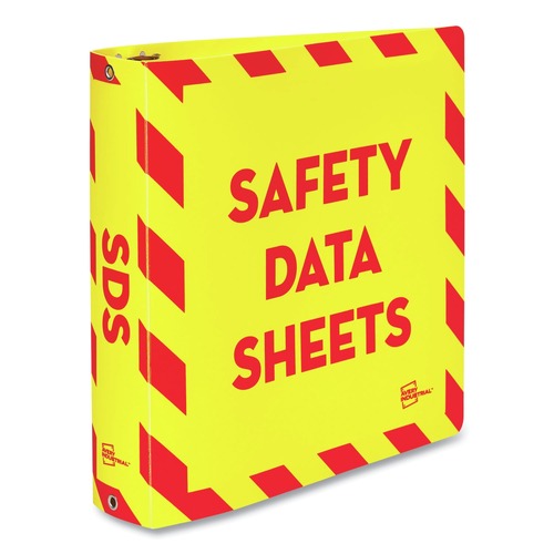 July Member-Exclusive Offer Save 10% off on One Item | Avery 77712 11 in. x 8.5 in. 3-Ring UltraDuty Safety Data Sheet Binders with 2 in. Capacity - Yellow/Red image number 0
