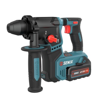 CONCRETE TOOLS | Senix 20V Max SDS-Plus Brushless 5/8 in. Cordless Rotary Hammer Drill Kit (4 Ah) - PDRX2-M2