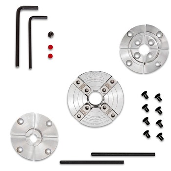 POWER TOOL ACCESSORIES | NOVA Select Precision Midi Wood Turning Chuck Bundle with JS50N and JS25N Jaws - 48123