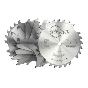 BLADES | SawStop 8 in. Premium Dado Set - BTS-DS8-2402