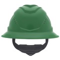 Hard Hats | MSA 10215831 V-Gard C1 Fas-Trac III Full Brim Vented Hard Hat - Green image number 1