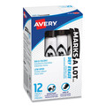 July Member-Exclusive Offer Save 10% off on One Item | Avery 24408 MARKS A LOT Desk-Style Broad Chisel Tip Dry Erase Marker - Black (1-Dozen) image number 1