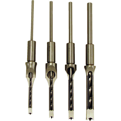 Bits and Bit Sets | Powermatic PM9-1791096 4-Piece Mortise Chisel and Bit Set image number 0