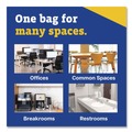  | Glad 78526 13 Gallon 0.72 mil 24 in. x 27.38 in. Tall Kitchen Drawstring Trash Bags - Gray (100/Box) image number 7