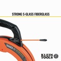 Wire & Conduit Tools | Klein Tools 56382 Multi-Groove 50 ft. Fiberglass Fish Tape with Nylon Tip image number 13
