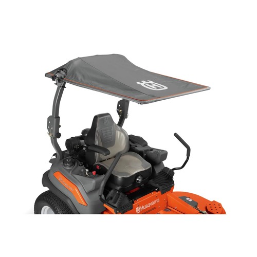 Lawn Mowers | Husqvarna 596542901 Zero Turn Mower Sun Shade for Mowers with ROPS Bars - Gray image number 0