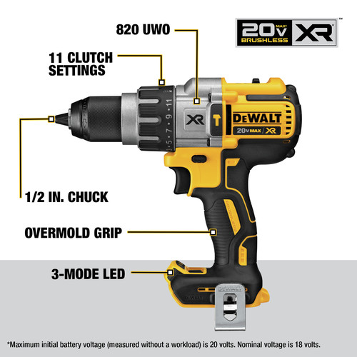 Dcd996b on sale hammer drill