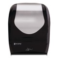  | San Jamar T1470BKSS 16.5 in. x 9.75 in. x 12 in. Smart System with iQ Sensor Towel Dispenser - Black/Silver image number 0