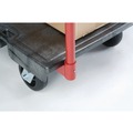  | Rubbermaid Commercial FG443600BLA 24 in. x 48 in. 2000 lbs. Capacity Heavy-Duty Platform Truck Cart - Black image number 1