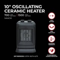 Clearance Center | Vision Air 1VAHC10 1500/750 Watts 10 in. Oscillating Ceramic Heater image number 4
