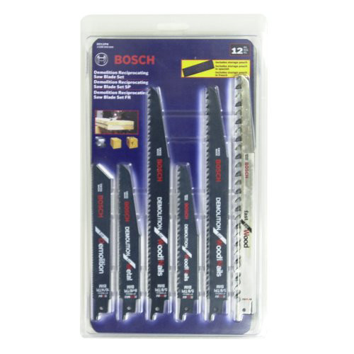Reciprocating Saw Blades | Bosch RD12PK 12-Piece Demolition Reciprocating Saw Blade Set image number 0
