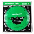 Table Saw Blades | Metabo HPT 115763M 10 in. 80-Tooth Ultra Fine Finish Blade image number 1