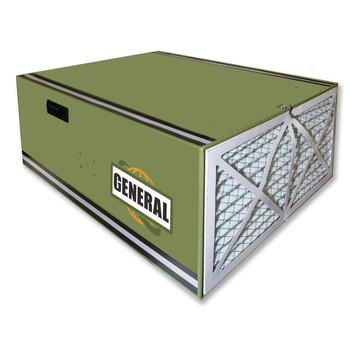 General International 1189, 756 and 580 CFM Commercial Air Filtration System with SMART Laser Auto Control System - 10-1000M1