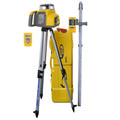 Rotary Lasers | Spectra Precision HV302GC-2 HV302 Exterior System Kit with HR320 Receiver, RC402N Remote, Tripod and Inch Rod image number 0