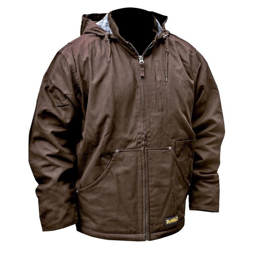 Heated Jackets | Dewalt DCHJ076ATB-XL 20V MAX Lithium-Ion Heavy Duty Heated Work Jacket - XL, Tobacco (Jacket Only) image number 0