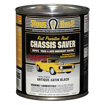 PAINT AND BODY | Magnet Paint Co. Chassis Saver 1 Quart Can Rust Preventive Truck and Auto Underbody Coating - Antique Satin Black - UCP970-04
