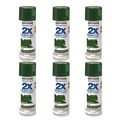 Paint | Rust-Oleum 334034 Painter's Touch 2X Ultra Cover Spray Paint, Gloss Hunter Green, 12 oz Aerosol Can, 6/Carton image number 0