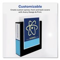July Member-Exclusive Offer Save 10% off on One Item | Avery 05600 3 Slant Rings 3 in. Capacity 11 in. x 8.5 in. Heavy-Duty Non Stick View Binder with DuraHinge - Black image number 9