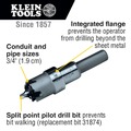 Hole Saws | Klein Tools 31850 3/4 in. Heavy Duty Carbide Hole Cutter image number 7