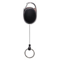 July Member-Exclusive Offer Save 10% off on One Item | Advantus 75553 30 in. Extension Carabiner-Style Retractable ID Card Reel - Smoke (6/Pack) image number 1