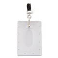 July Member-Exclusive Offer Save 10% off on One Item | Advantus 97100 2.31 in. x 3.69 in. Horizontal ID Card Holder with 2.13 in. x 3.38 in. Insert - Clear (25/Pack) image number 1