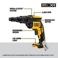 Screw Guns | Dewalt DCF622B 20V MAX XR Brushless Lithium-Ion Cordless Versa-Clutch Adjustable Torque Screwgun (Tool Only) image number 6