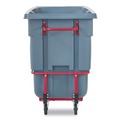 Customer Appreciation Sale! Save up to $60 on Select Tools | Rubbermaid Commercial 2192462 1 cu yd BRUTE DURATILT Frame Tilt Truck Standard Duty 1200 lb Capacity Gray image number 5