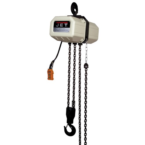 Hoists | JET 5SS-3C-20 460V SSC Series 4.9 Speed 5 Ton 20 ft. Lift Overload Protection 3-Phase Electric Chain Hoist image number 0