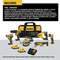 Combo Kits | Dewalt DCK675D2 20V MAX Brushless Lithium-Ion Cordless 6-Tool Combo Kit with 2 Batteries (2 Ah) image number 1