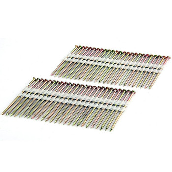 NAILS | Freeman Freeman 3-1/4 in. Plastic Collated Electro Galvanized Ring Shank Framing Nails - FR.120-3GRS