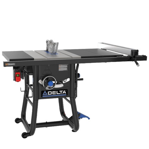 Table Saws | Delta 36-5000T2D 30 in. Rip Capacity Contractor Table Saw with Steel Extensions and 1 HP Dust Collector image number 0