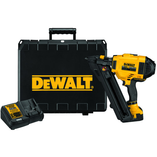 Specialty Nailers | Factory Reconditioned Dewalt DCN693M1R 20V MAX 4.0 Ah Cordless Lithium-Ion 2-1/2 Inch 30-Degree Connector Nailer Kit image number 0