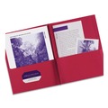 July Member-Exclusive Offer Save 10% off on One Item | Avery 47979 0.5 in. Capacity 11 in. x 8.5 in. Prong Fastener Two-Pocket Folder - Red (25/Box) image number 2