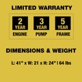 Pressure Washers | Dewalt DXPW3300S 3300 PSI 2.4 GPM Gas Cold Water Pressure Washer image number 25