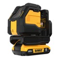 Measuring Tools | Dewalt DCLE34021D1 20V MAX Cordless Green Cross Line Laser Kit (2 Ah) image number 3