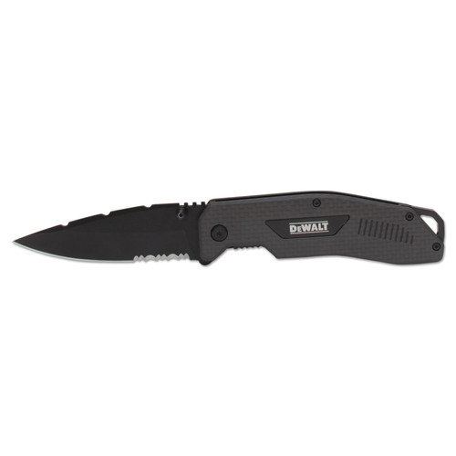 Knives | Dewalt DWHT10314 3.5 in. Carbon Fiber Pocket Knife (Black) image number 0