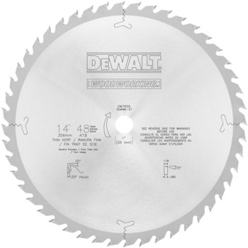 CIRCULAR SAW BLADES | Dewalt 14 in. 48T Circular Saw Blade - DW7659
