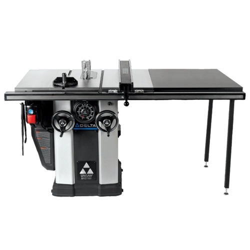 Table Saws | Delta 36-L336D 3 HP 36 in. Rip Capacity  Unisaw Table Saw with 1 HP Dust Collector image number 0