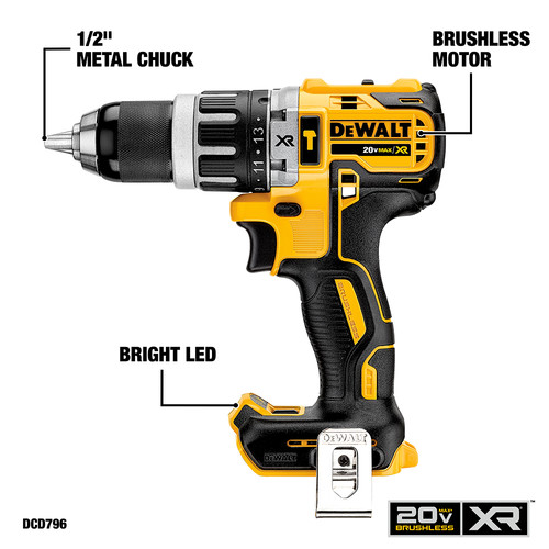Dewalt DCK287D1M1 20V MAX XR Hammer Drill Driver Impact Driver