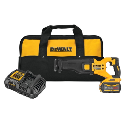 Reciprocating Saws | Dewalt DCS389X1 FLEXVOLT 60V MAX Brushless Lithium-Ion 1-1/8 in. Cordless Reciprocating Saw Kit with (1) 3 Ah Battery image number 0