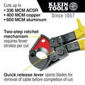 Clearance Center | Klein Tools 63607 Ratcheting ACSR Cable Cutter image number 1