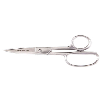 SCISSORS | Klein Tools 9 in. Straight Stainless Trimmer with Large Ring - G758LR