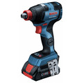 Holideals Day 8! Unwrap Savings on Automotive Tools! | Factory Reconditioned Bosch GDX18V-1800CB15-RT 18V EC Brushless Lithium-Ion 1/4 in. and 1/2 in. Cordless Two-In-One Socket Impact Driver Kit (4 Ah) image number 1
