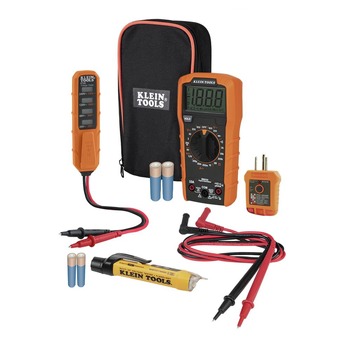 MULTIMETERS | Klein Tools Digital Multimeter Electrical Test Kit - MM320KIT